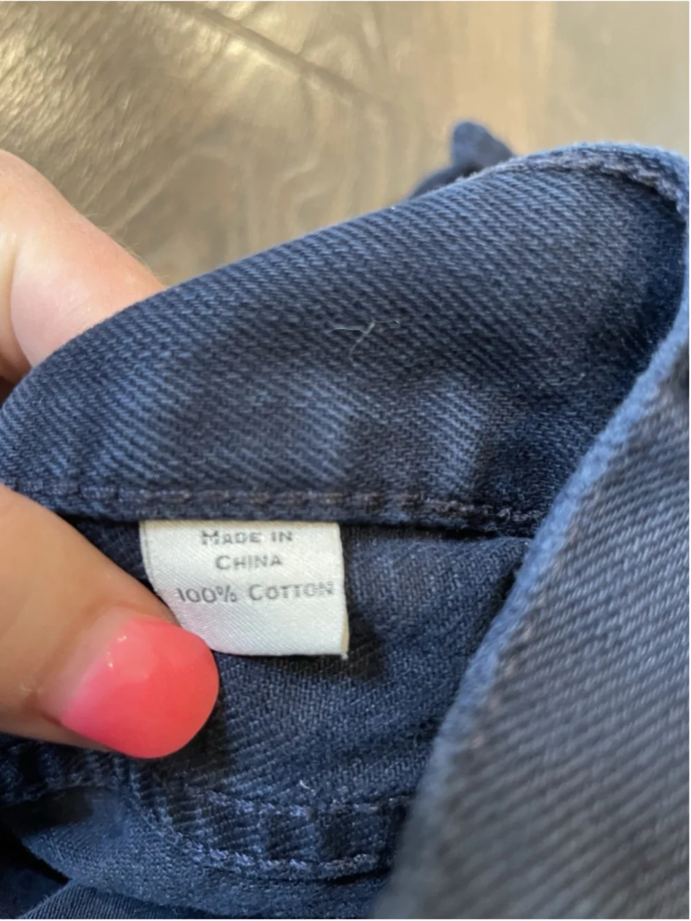 J Crew Jeans Mens 31x32 Navy Blue Vintage Slim Straight Cotton Denim Pants